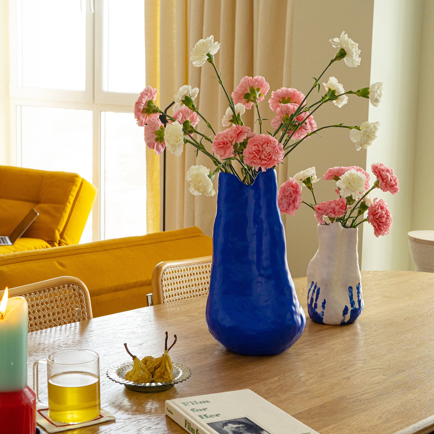 Barbara Blue Porcelain Vase