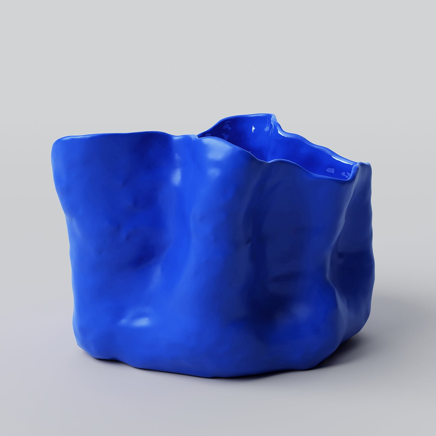 Yayoi Blue Porcelain Planter