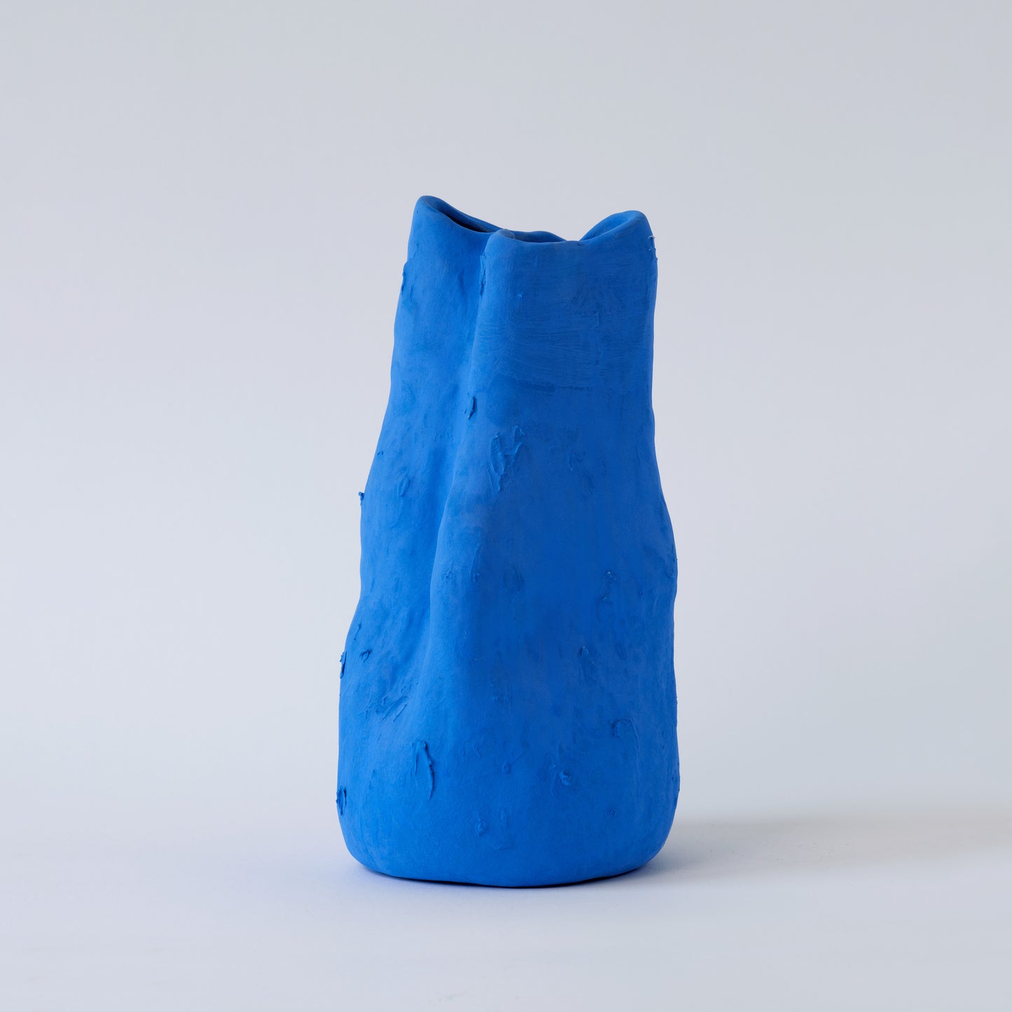 Georgia Matte Blue Porcelain Vase