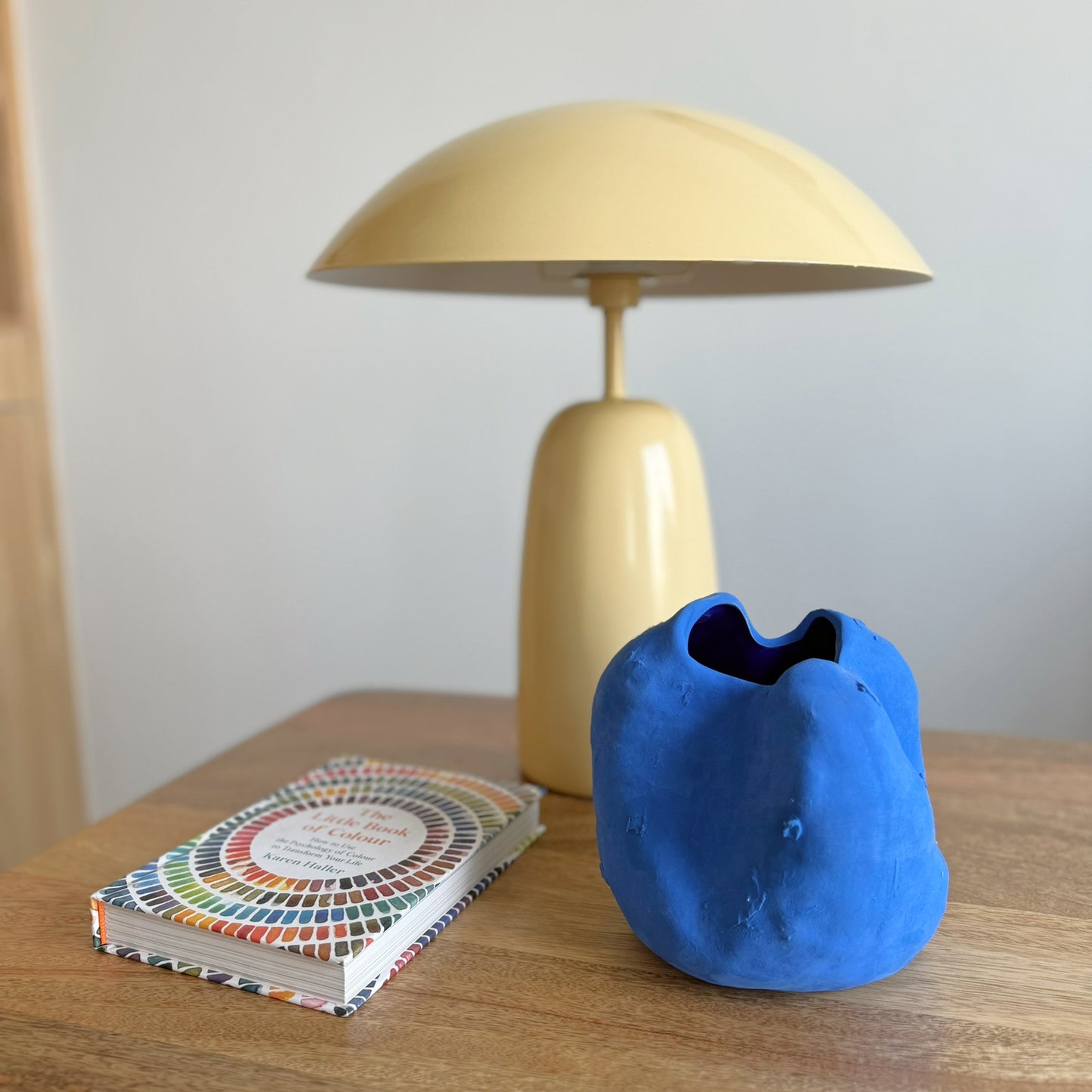 Louise Matte Blue Porcelain Vase