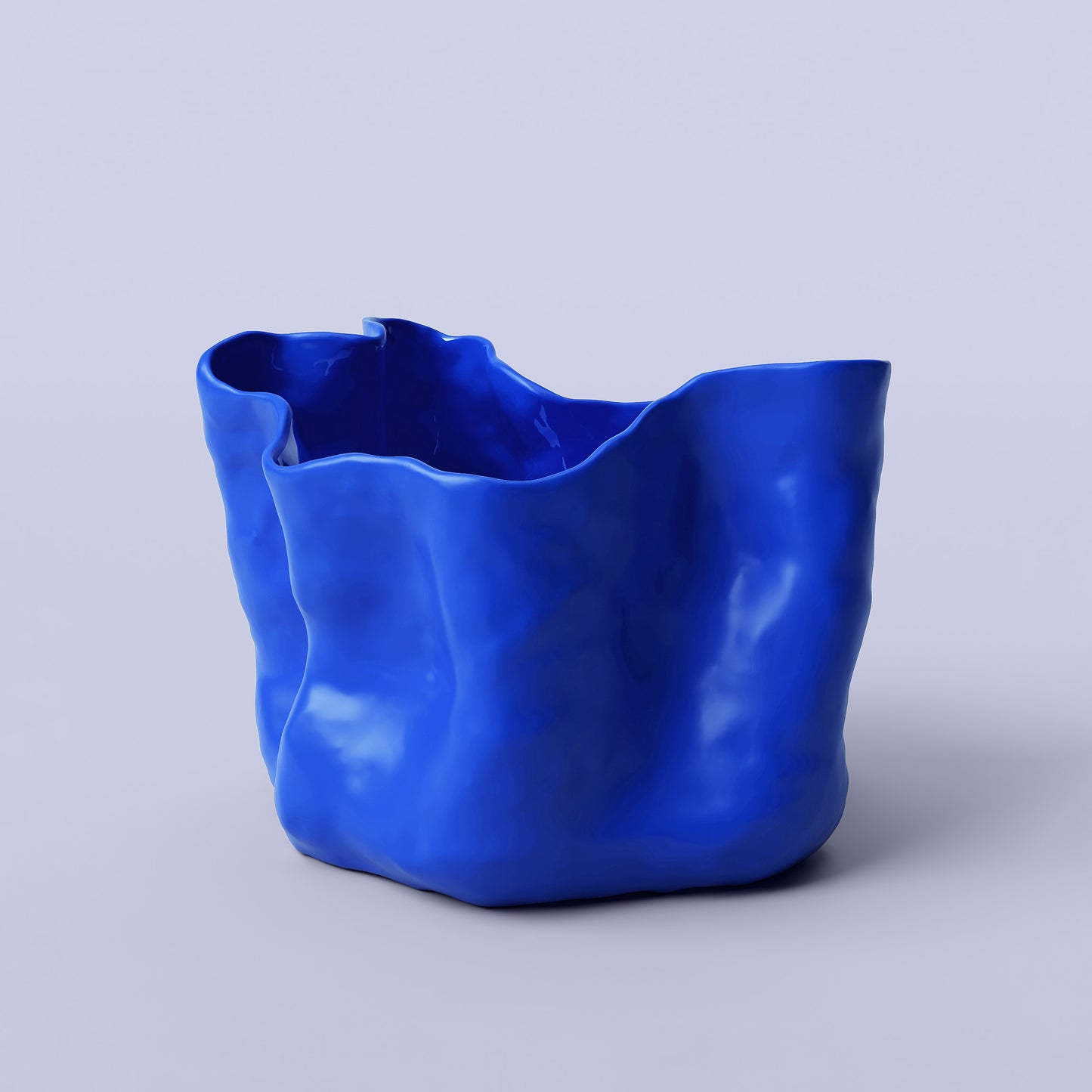 Yayoi Blue Porcelain Planter