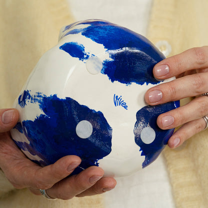 Louise White and Blue Porcelain Vase