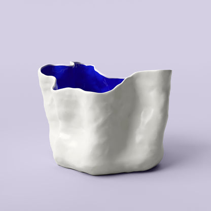 Yayoi White Porcelain Planter